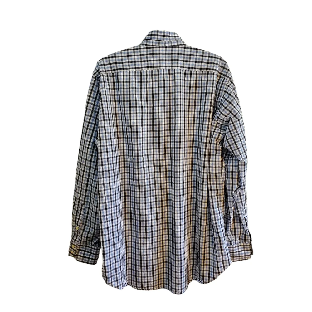 Men's Jack Stone by Thomas Dean Long Sleeve Button‎ Down Shirt Size XL